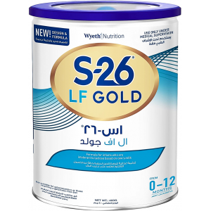 S - 26 LF Lactose-Free Gold Wyeth Nutrition 0 - 12 Months Infant Formula Milk Tin 400 g